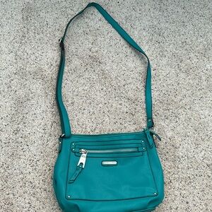 SOLD Dana Buchman Turquoise Crossbody Bag